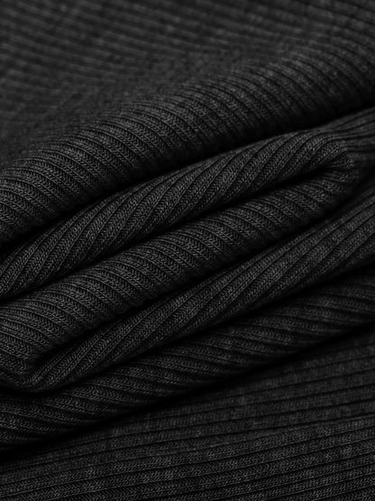Ribbed Square-Neck Lounge Tank Top