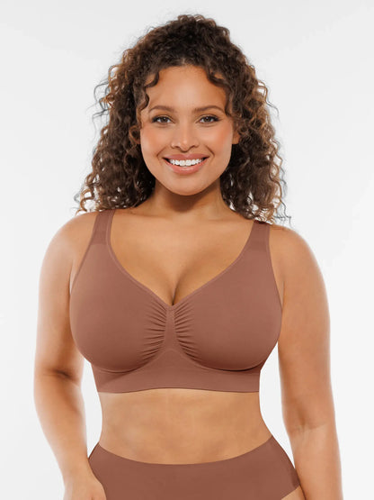 Seamless Wireless Full Coverage Bra