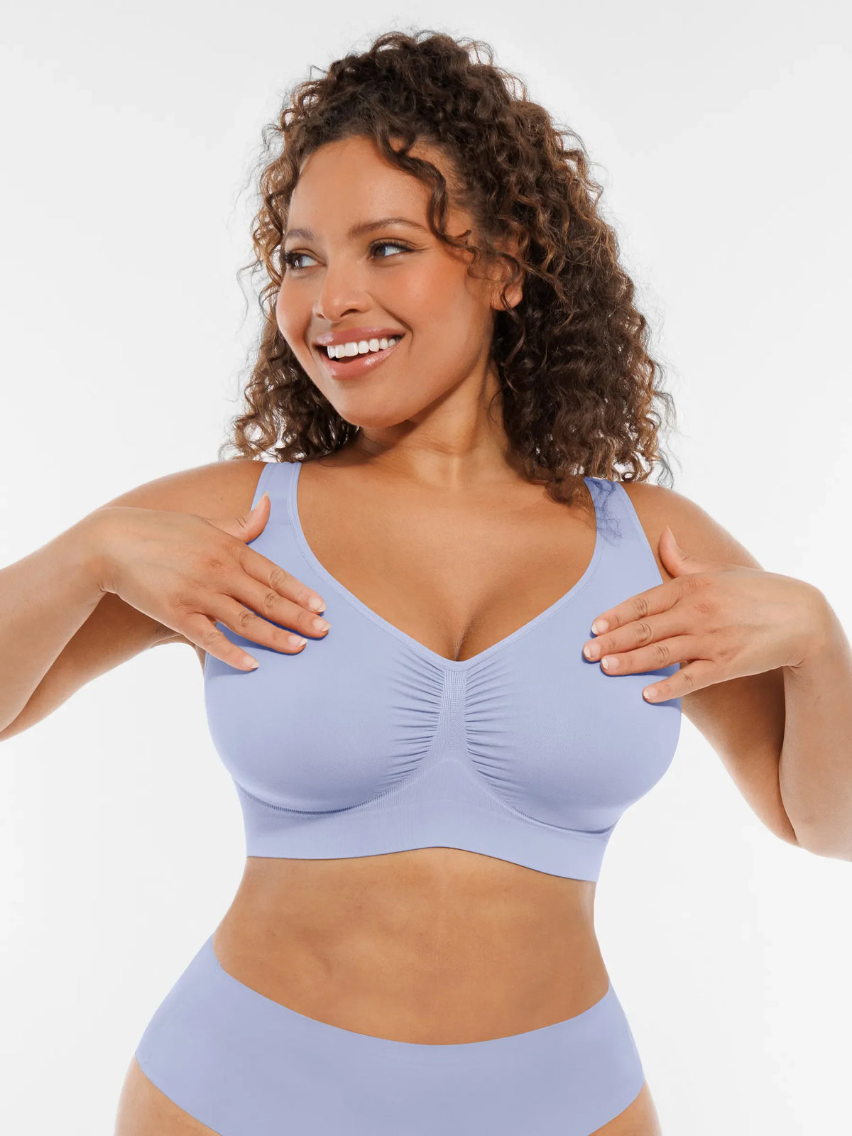 Seamless No Underwire Full Coverage Bra