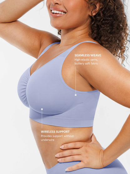 Seamless Wireless Full Coverage Bra