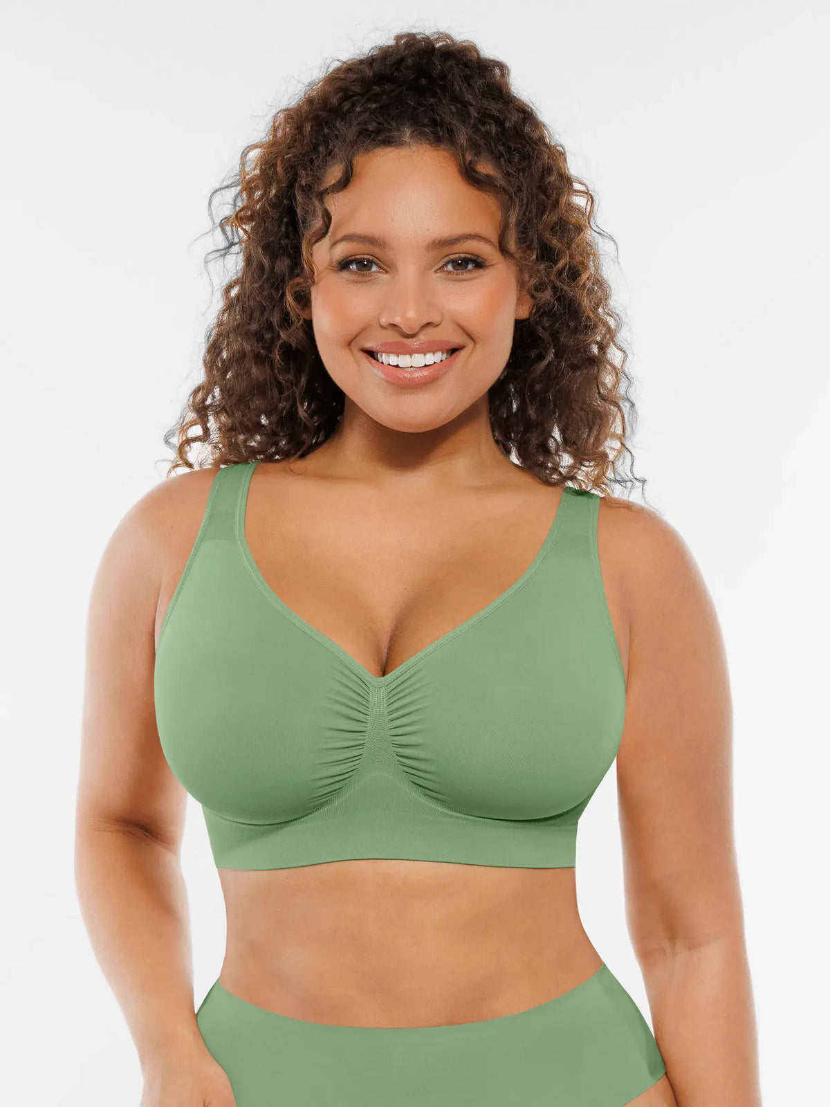 Seamless Wireless Full Coverage Bra