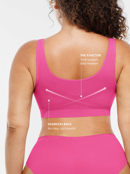 Wire-Free Wide Straps Comfort Bra [BOGO]