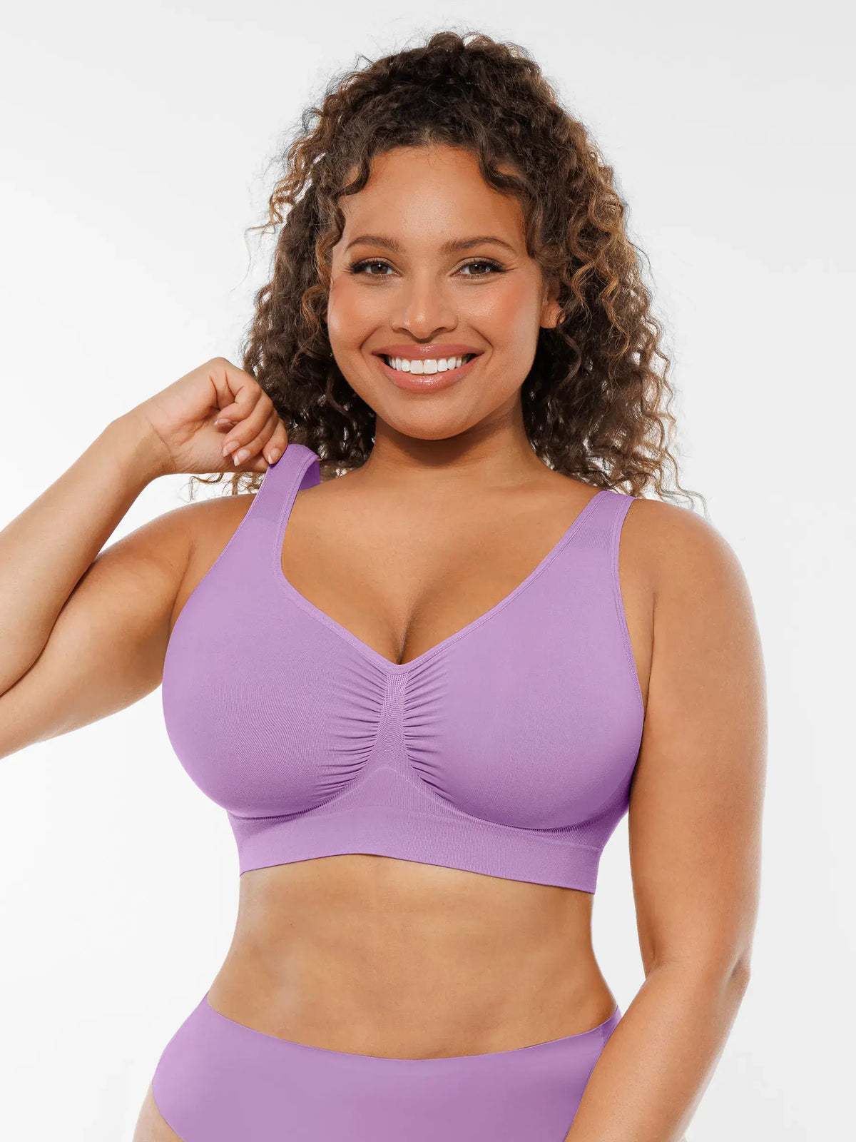 Seamless Wireless Full Coverage Bra