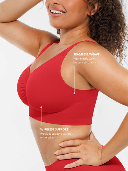 Wire-Free Wide Straps Comfort Bra [BOGO]