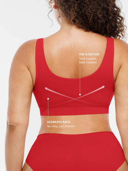 Wire-Free Wide Straps Comfort Bra [BOGO]