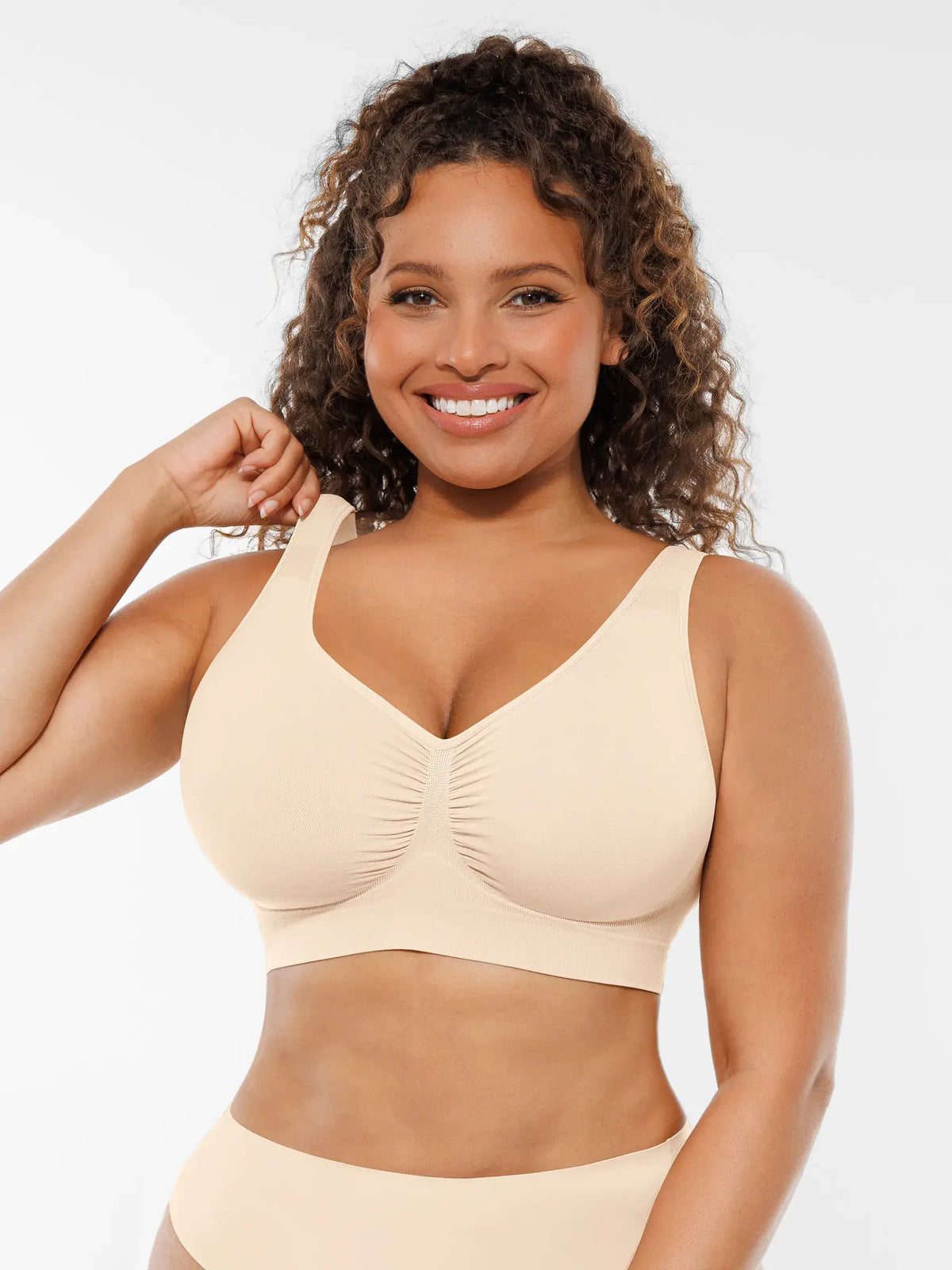 Seamless Wireless Full Coverage Bra