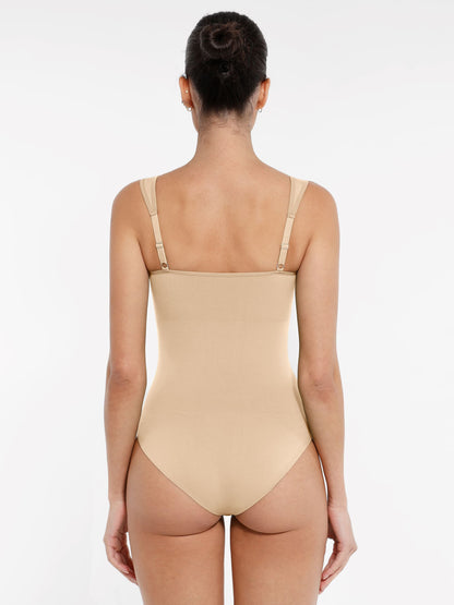 Support Diamond Neck Seamless Shaping Bodysuit