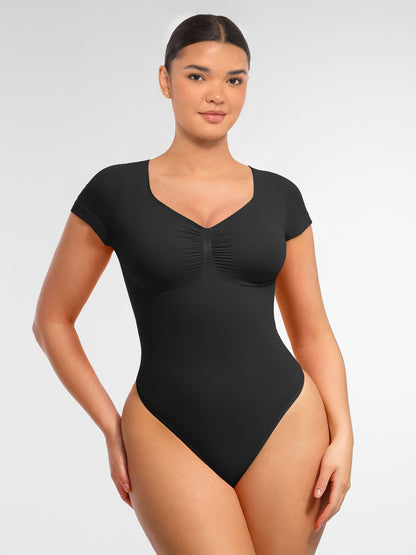 Tummy Control Seamless Short-Sleeve Bodysuit [BOGO]