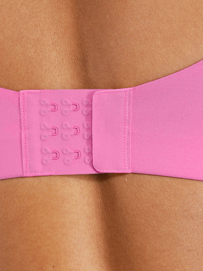 Adjustable-Strap Underwire Plunge Bra