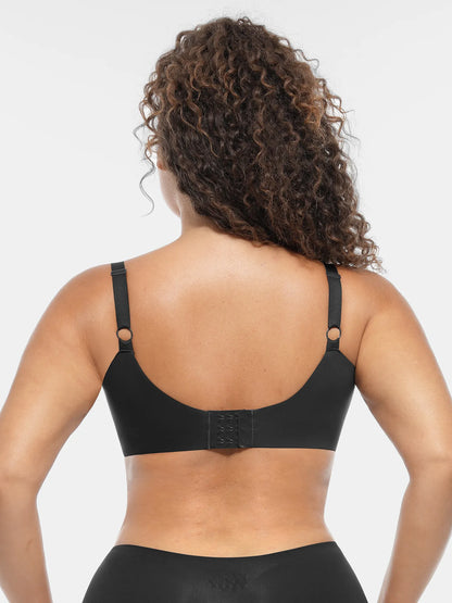 Adjustable Deep V-Neck Underwire Bra