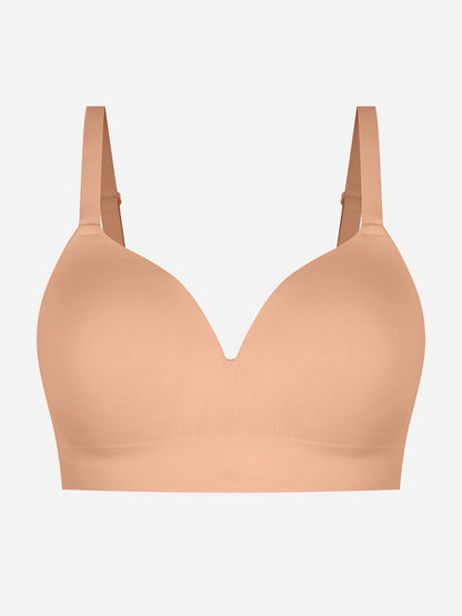 Wireless Push-Up Seamless Comfort Full Coverage Bra