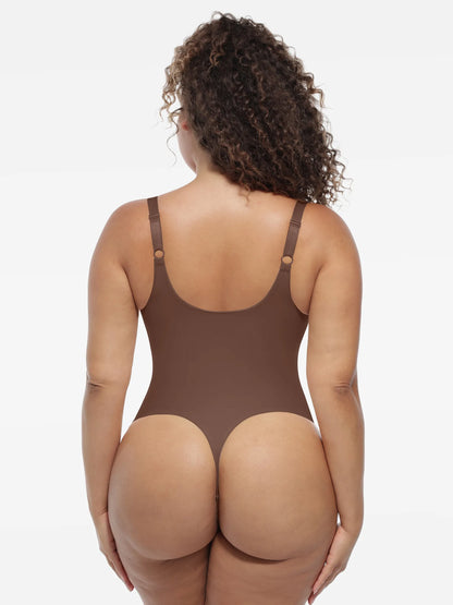 Deep V-Neck Sculpt Bodysuit