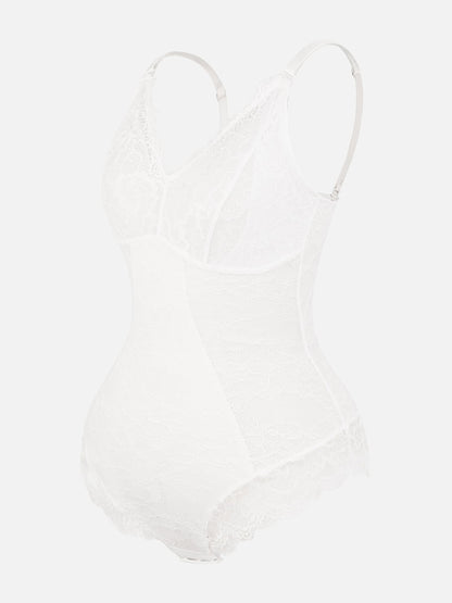 Lace Sculpt V-Neck  Bodysuit