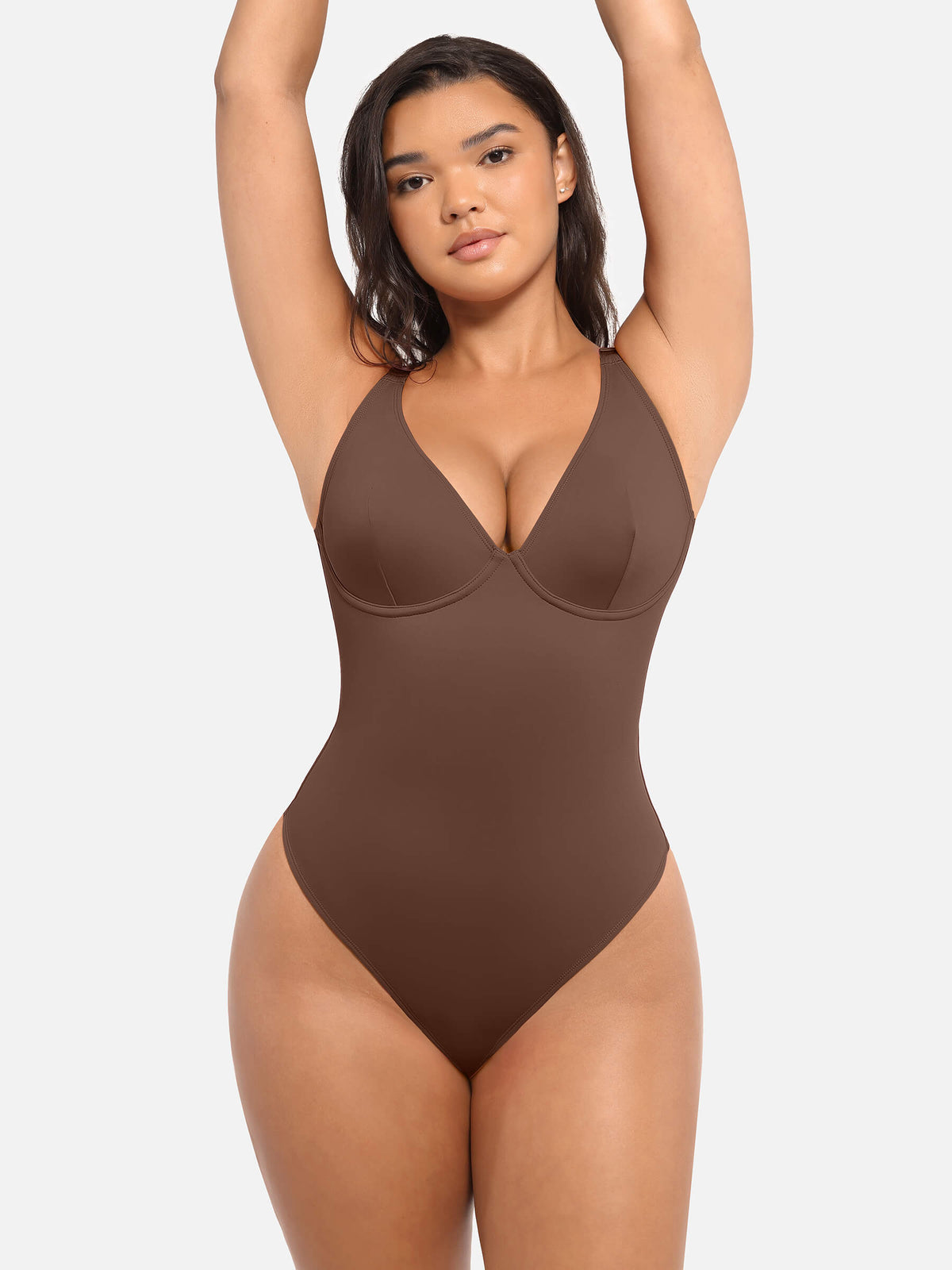 V-Plunge Support Bodysuit