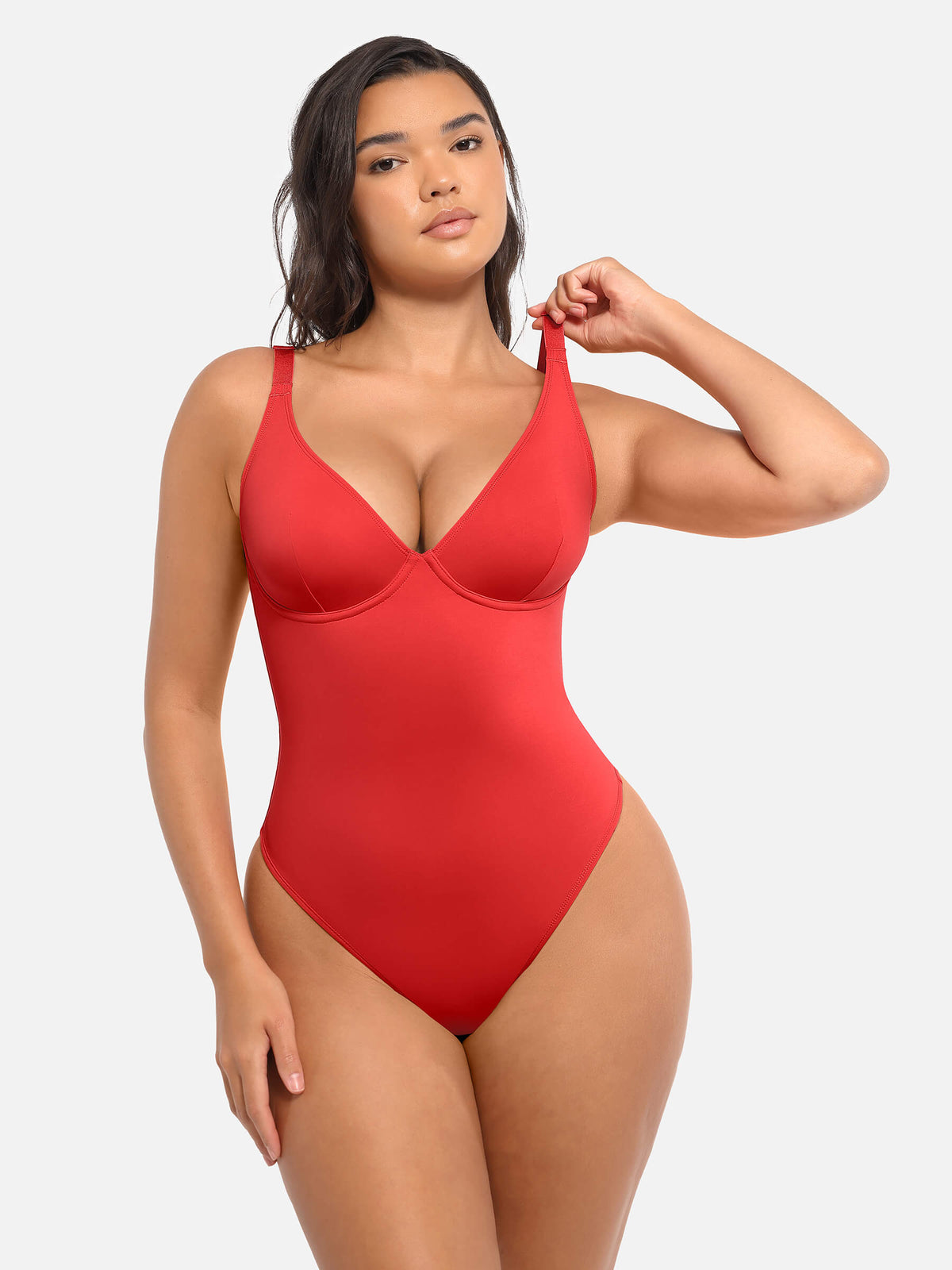 V-Plunge Support Bodysuit [BOGO]
