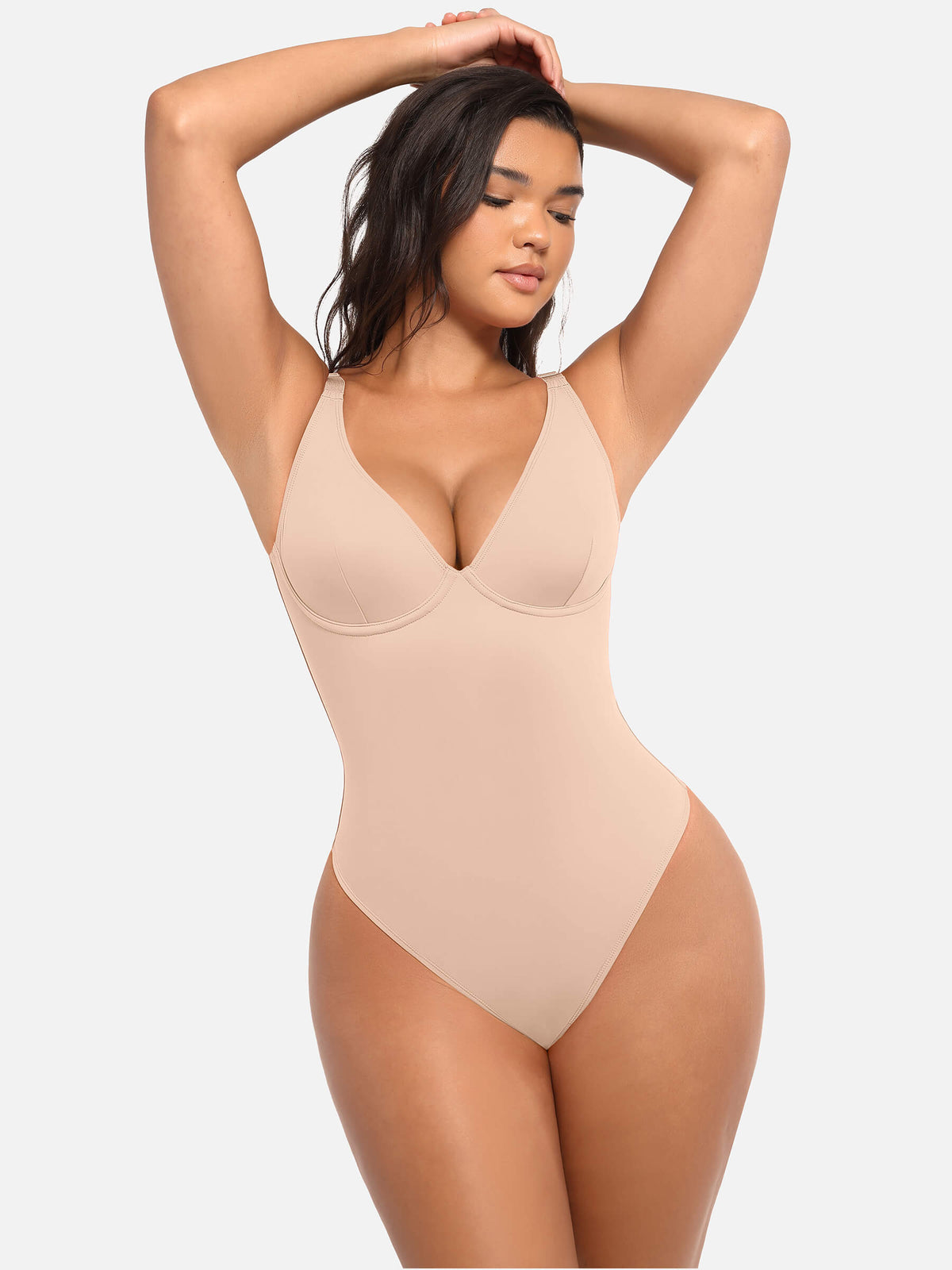 V-Plunge Support Bodysuit [BOGO]
