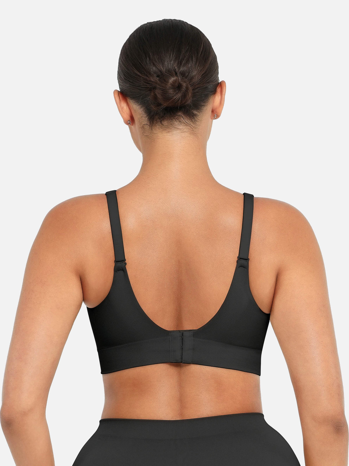 V Neck Shaping Bodysuit + Push-Up Seamless Bra