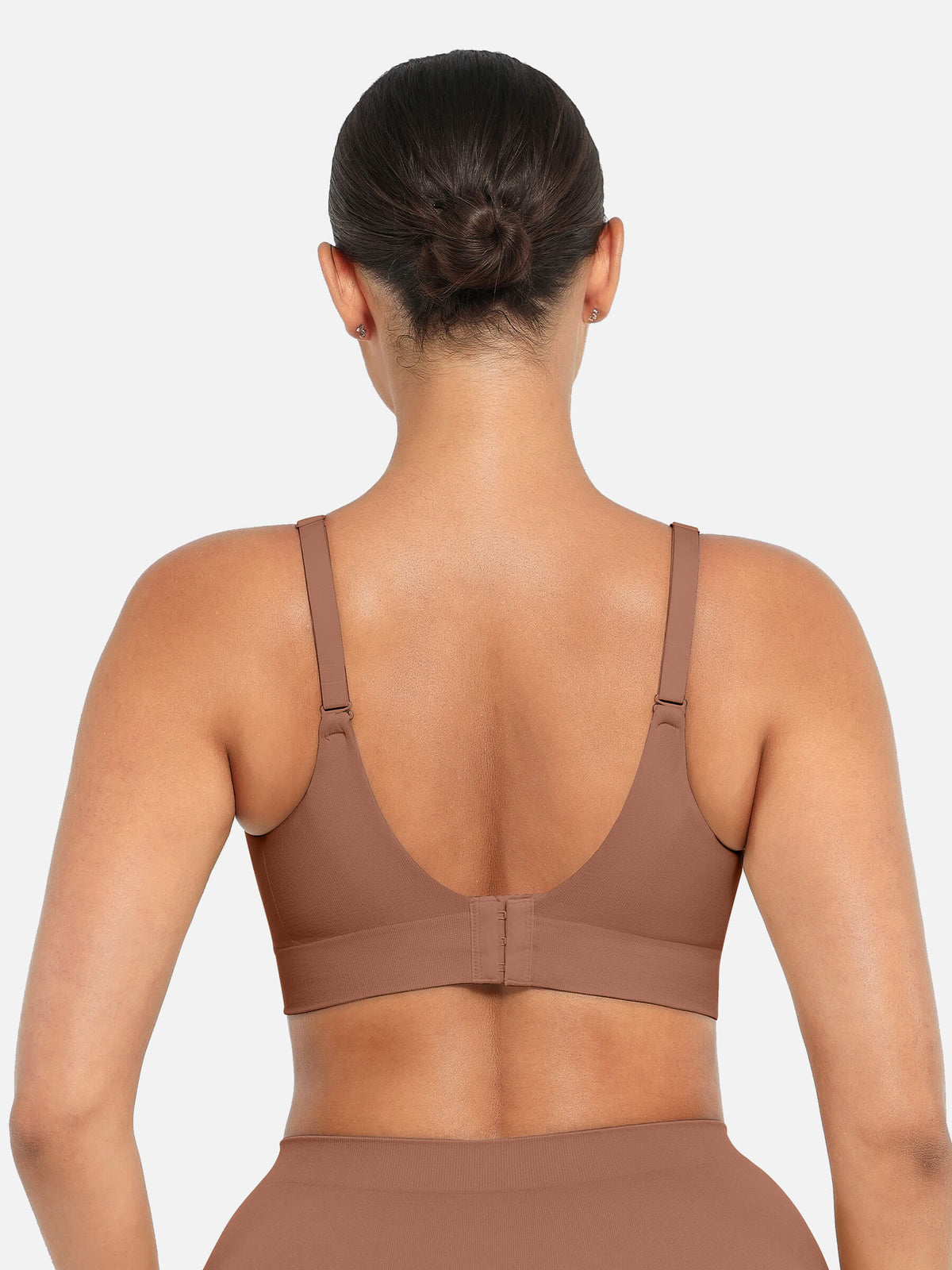 V Neck Shaping Bodysuit + Push-Up Seamless Bra