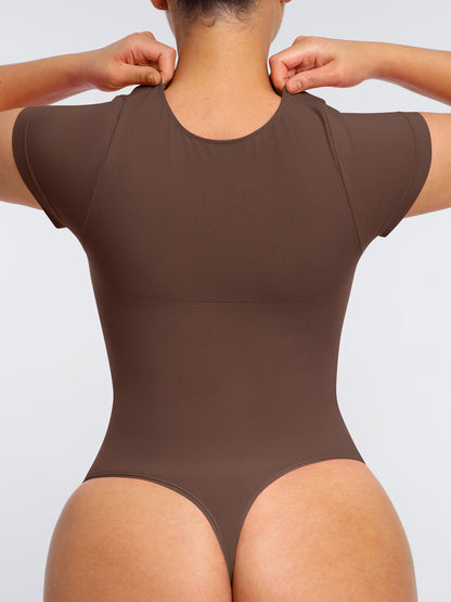 Tummy Control Seamless Short-Sleeve Bodysuit [BOGO]