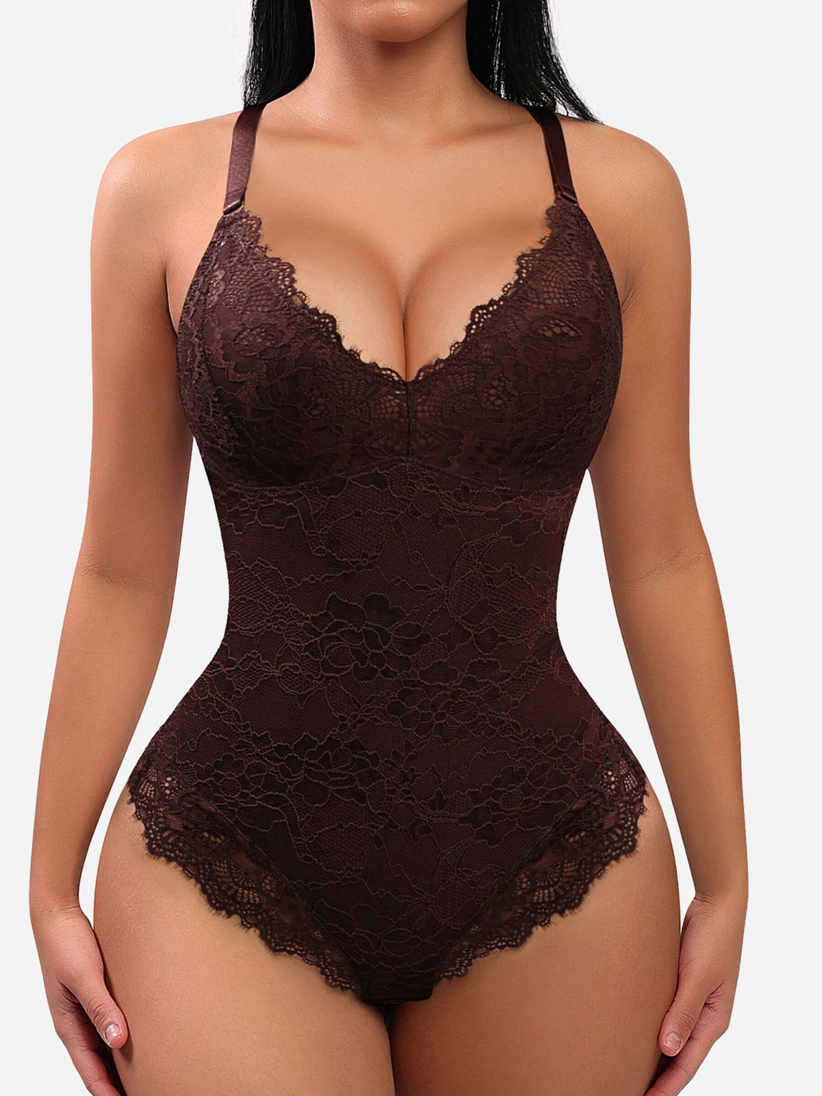 Lace Low Back Lace Bodysuit