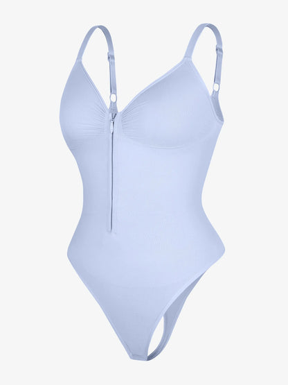 Seamless Tummy Control Zipper Bodysuit