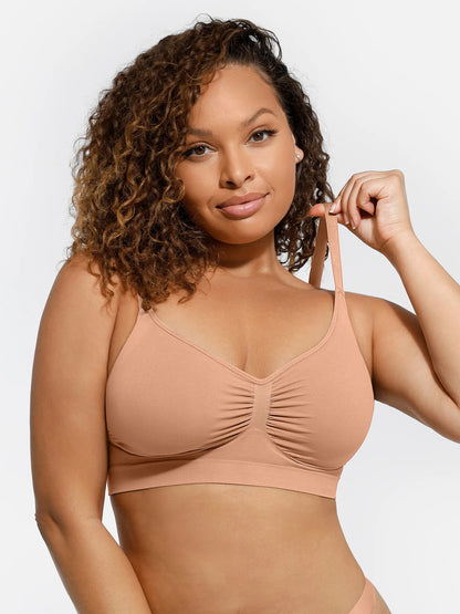 Comfort Wireless Support Seamless Bra