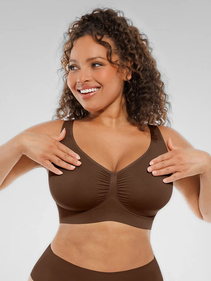 Seamless Wireless Full Coverage Bra
