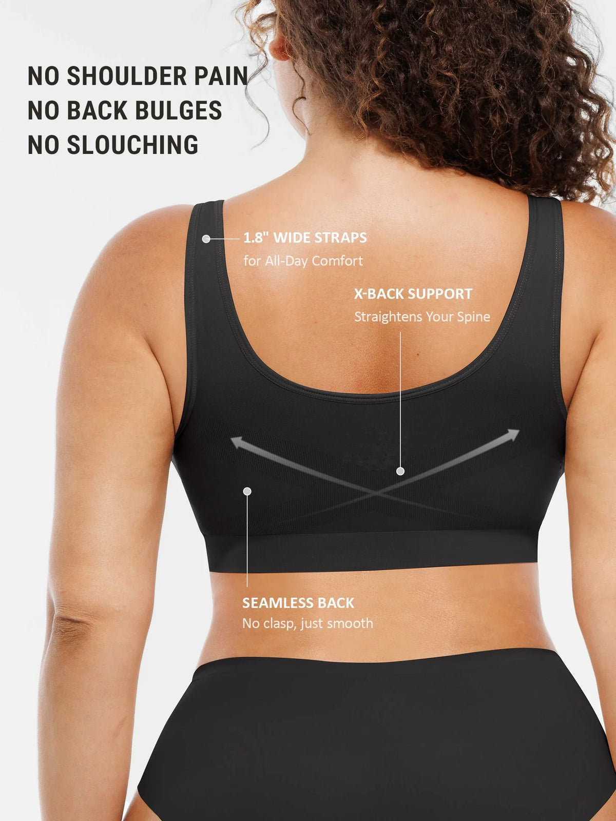 Seamless Wireless Full Coverage Bra