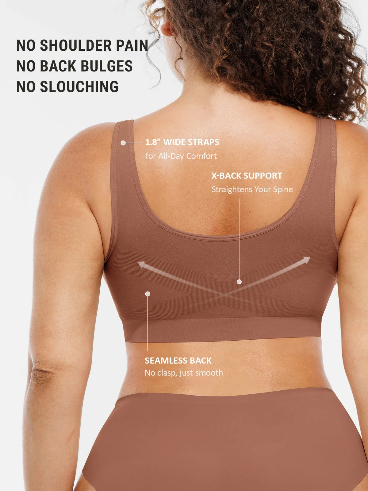 Seamless No Underwire Full Coverage Bra