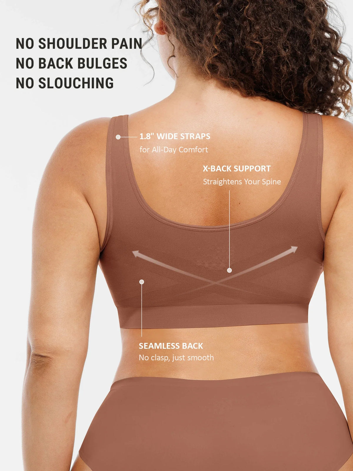 Seamless Wireless Full Coverage Bra