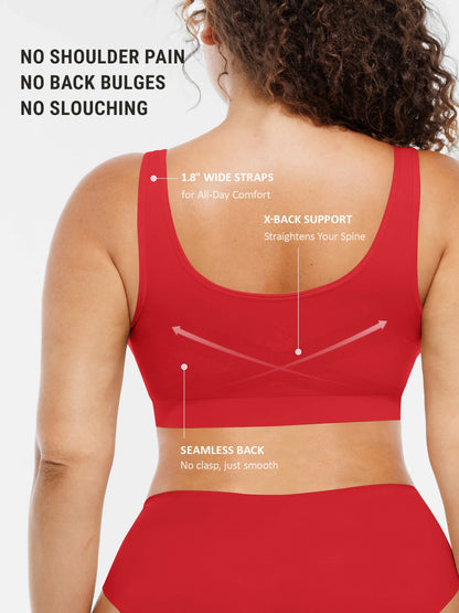 Seamless Wireless Full Coverage Bra
