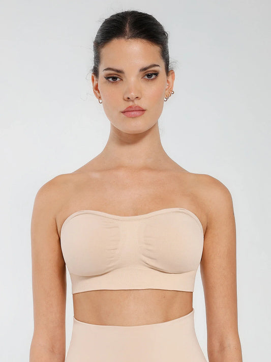 Seamless Anti-Slip Bandeau Bra