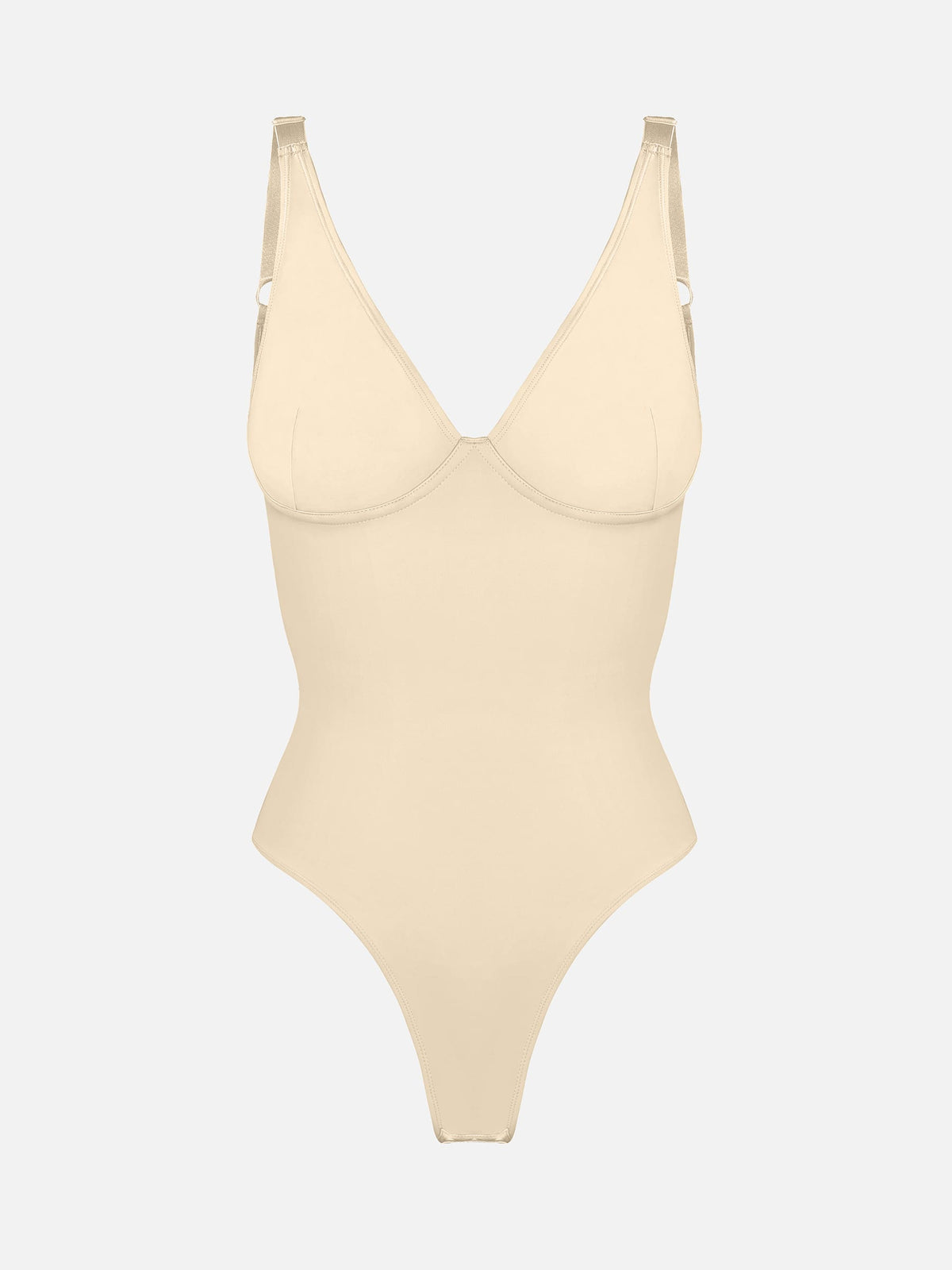 V-Neck Tummy Control Bodysuit