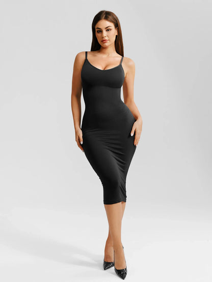 Smooth Dress & No-Show Shorts Set