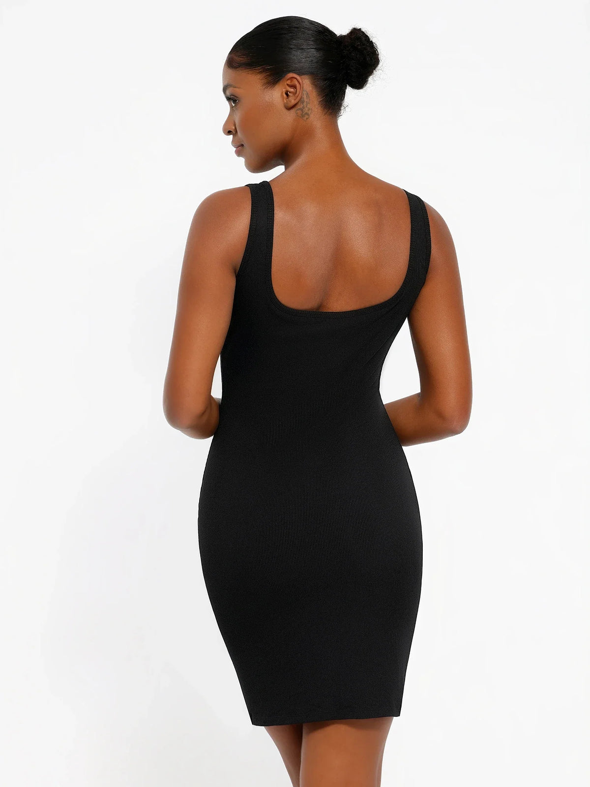 Shapewear Modal Sculpting Inner Lace Cami Mini Dress