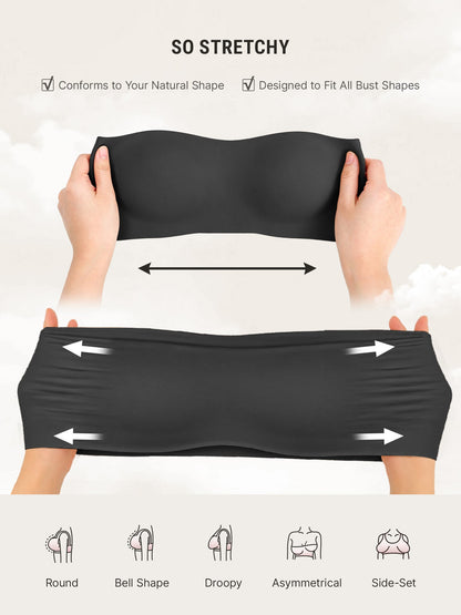 Butter-Soft Strapless Bandeau Bra