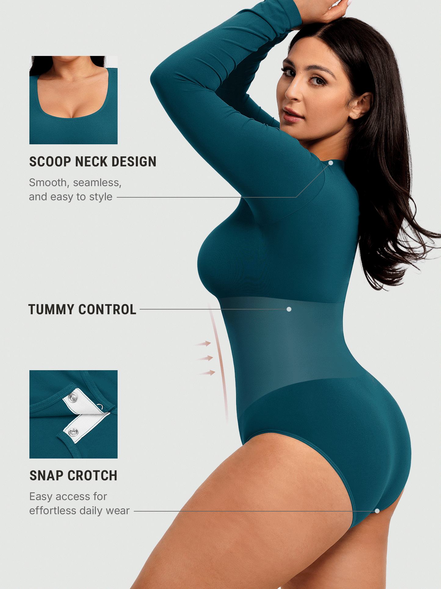 Buttery Seamless Tummy Control Classic Bodysuit